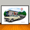 1970 Chevrolet Nova SS 350 Muscle Car Art Print 13" X 19" UNFRAMED