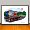 1970 Chevrolet Nova SS 350 Muscle Car Art Print 13" X 19" UNFRAMED