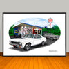 1970 Chevrolet Nova SS 350 Muscle Car Art Print 13" X 19" UNFRAMED