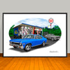 1970 Chevrolet Nova SS 396 Muscle Car Art Print 13" X 19" UNFRAMED