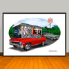 1970 Chevrolet Nova SS 396 Muscle Car Art Print 13" X 19" UNFRAMED