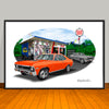 1970 Chevrolet Nova SS 396 Muscle Car Art Print 13" X 19" UNFRAMED