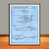 1972 Sikorsky UH-60 Black Hawk Patent Print - Unframed