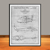 1972 Sikorsky UH-60 Black Hawk Patent Print - Unframed