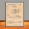 1972 Sikorsky UH-60 Black Hawk Patent Print - Unframed