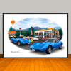 1973 Chevrolet Corvette Car Art Print - 13" X 19" UNFRAMED