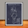 1973 NASA Apollo Space Suit Patent Print - UNFRAMED
