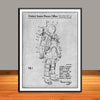 1973 NASA Apollo Space Suit Patent Print - UNFRAMED