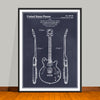 1976 Gibson Norlin Electric Guitar Patent Print - Unframed