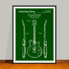 1976 Gibson Norlin Electric Guitar Patent Print - Unframed