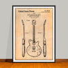 1976 Gibson Norlin Electric Guitar Patent Print - Unframed