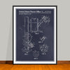 1979 Smoking Device Water Pipe Patent Print - UNFRAMED