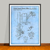 1979 Smoking Device Water Pipe Patent Print - UNFRAMED
