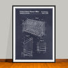 1980 Metal Wine Rack Patent Print - Unframed