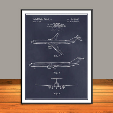 1981 Boeing 767 Airplane Patent Print - UNFRAMED