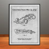 1981 Lotus Formula 1 Race Car Patent Print - Unframed