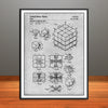 1983 Rubiks Cube Puzzle Patent Print - UNFRAMED
