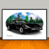 1984 Chevrolet Corvette Car Art Print - 13" X 19" UNFRAMED