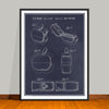 1985 Apple Shaped Flip Phone Patent Print - UNFRAMED