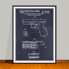 1985 Glock Automatic Pistol Patent Print - UNFRAMED
