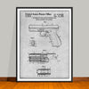 1985 Glock Automatic Pistol Patent Print - UNFRAMED