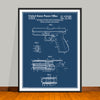 1985 Glock Automatic Pistol Patent Print - UNFRAMED