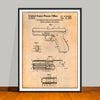 1985 Glock Automatic Pistol Patent Print - UNFRAMED