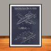 1985 Fairchild Republic A-10 Thunderbolt II Warthog Patent Print - UNFRAMED