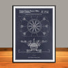 1986 Disney Dumbo Elephant Ride Patent Print - Unframed