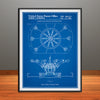 1986 Disney Dumbo Elephant Ride Patent Print - Unframed