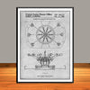 1986 Disney Dumbo Elephant Ride Patent Print - Unframed