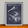 1995 Martin Guitar Patent Print - Unframed