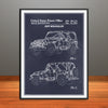 1997 Jeep Wrangler Patent Print - Unframed