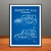 1997 Jeep Wrangler Patent Print - Unframed
