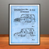 1997 Jeep Wrangler Patent Print - Unframed