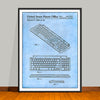 2000 Steve Jobs Apple Computer Keyboard Patent Print - UNFRAMED