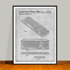 2000 Steve Jobs Apple Computer Keyboard Patent Print - UNFRAMED