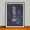 2000 Fender Stratocaster Patent Print - Unframed