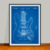 2000 Fender Stratocaster Patent Print - Unframed
