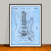 2000 Fender Stratocaster Patent Print - Unframed