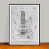 2000 Fender Stratocaster Patent Print - Unframed