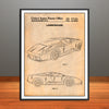 2003 Lamborghini Murcielago Patent Print - Unframed