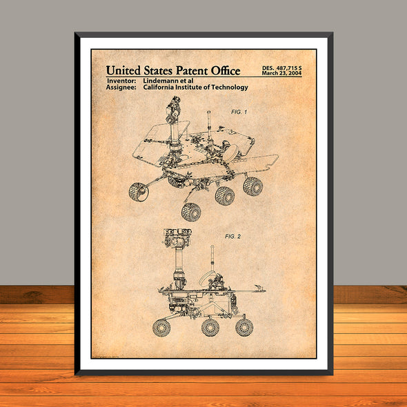2004 NASA Mars Exploration Rover Patent Print - UNFRAMED