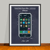 2006 Colorized Apple iPhone Patent Print - UNFRAMED