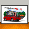 2009 Dodge Challenger R/T Art Print - 13 X 19 UNFRAMED