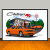 2009 Dodge Challenger R/T Art Print - 13 X 19 UNFRAMED