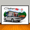 2009 Dodge Challenger R/T Art Print - 13 X 19 UNFRAMED