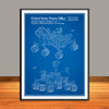 2009 NASA Curiosity Mars Rover Patent Print - UNFRAMED
