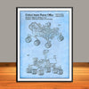 2009 NASA Curiosity Mars Rover Patent Print - UNFRAMED