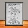 2009 NASA Curiosity Mars Rover Patent Print - UNFRAMED
